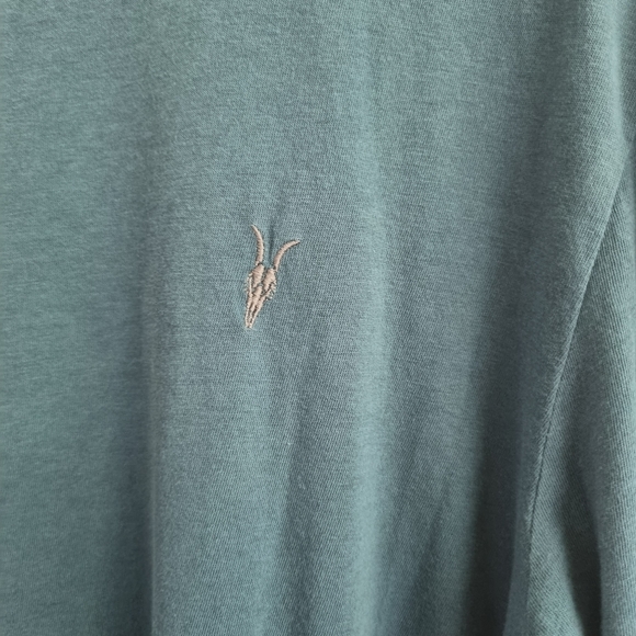 Allsaints green tonic ls crew long sleeve t shirt Size large - Picture 5 of 5